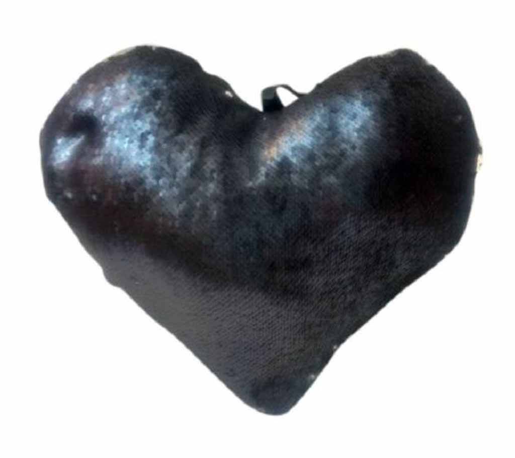 Heart Shape Mermaid Pillow-Gold&Black