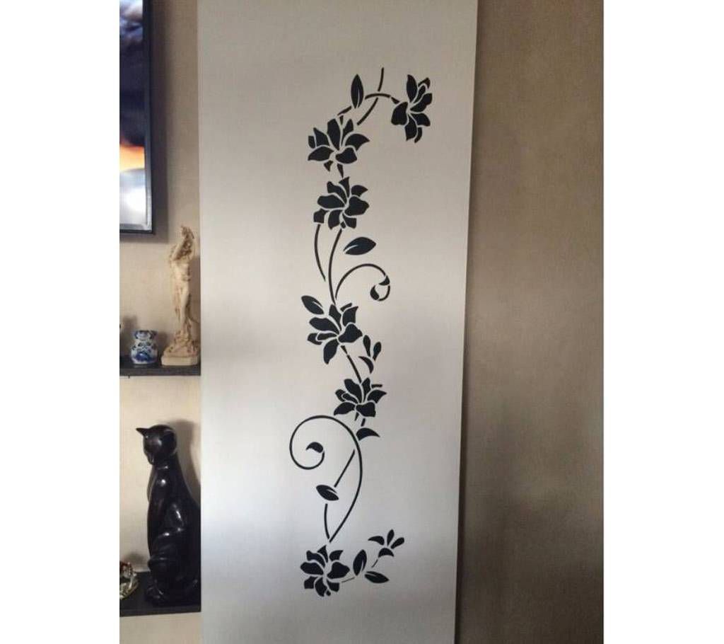 Flower vinyl wall sticker
