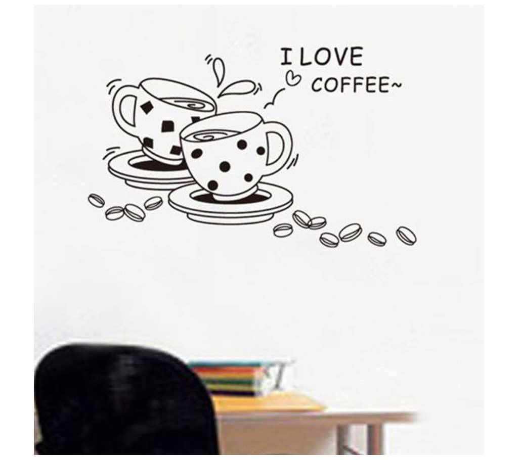 tea & coffee wall sticker
