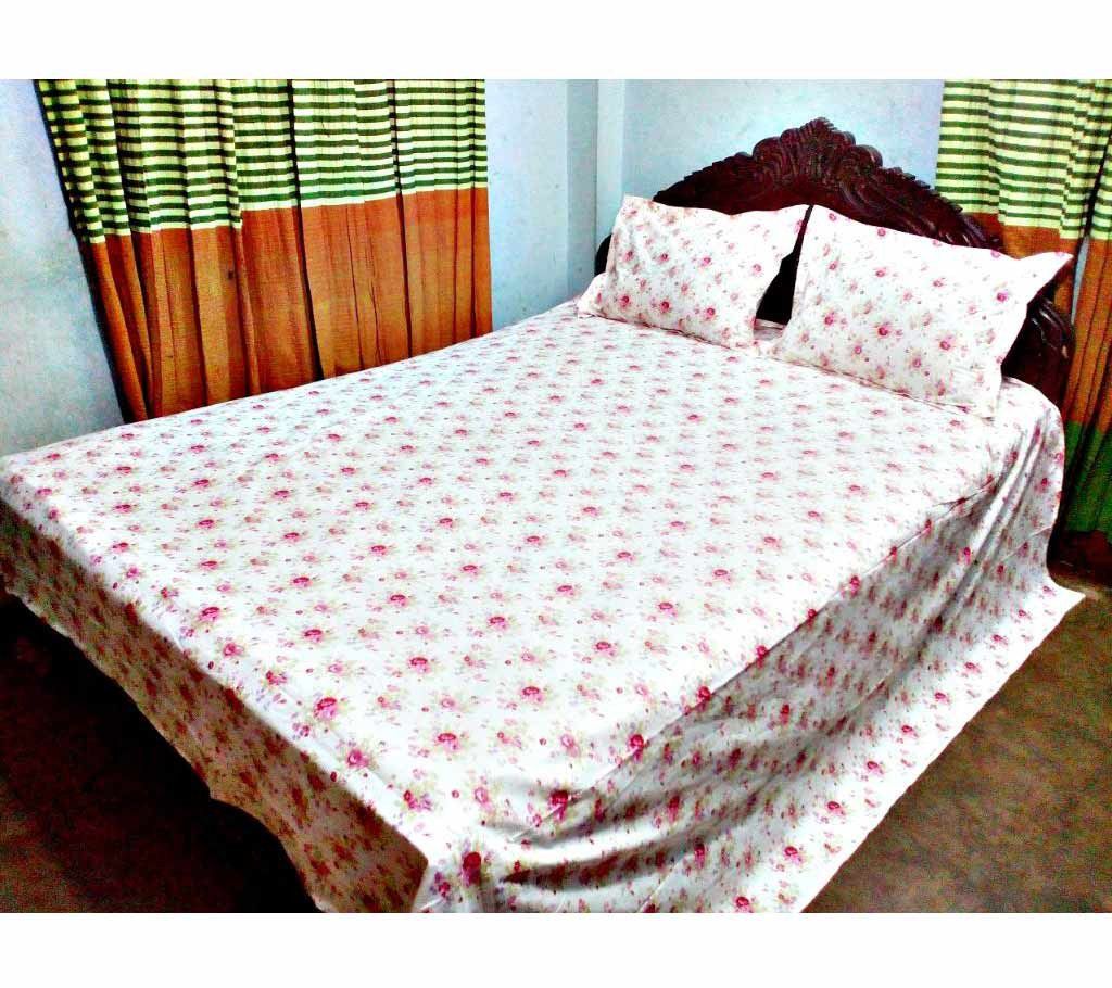 Home Tex bed sheet set- Double size 