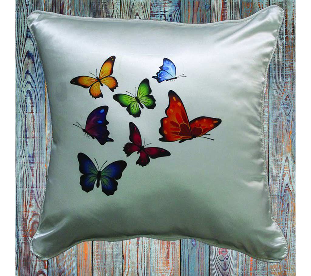 Group Butterfly printed cushion cover