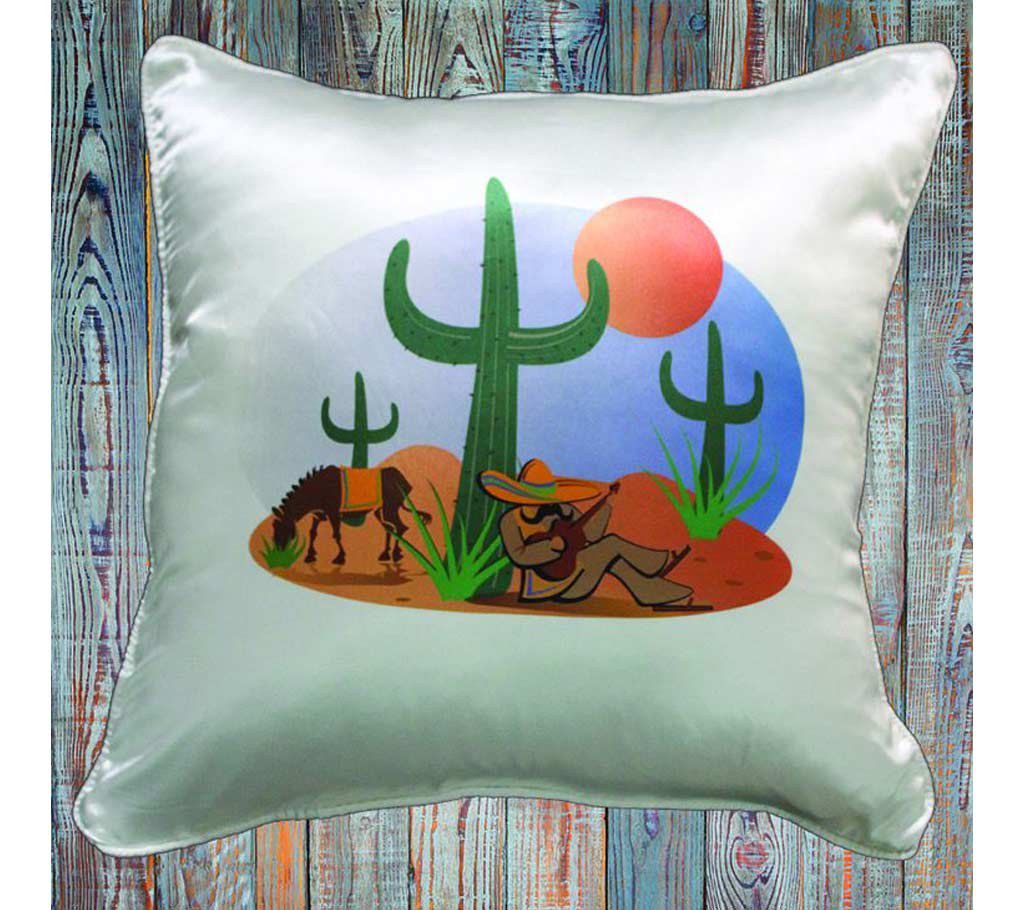 Mexican printed cushion cover