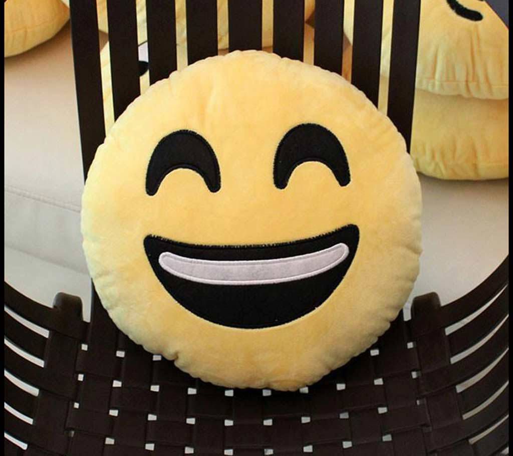 smile emoji cushion pillow