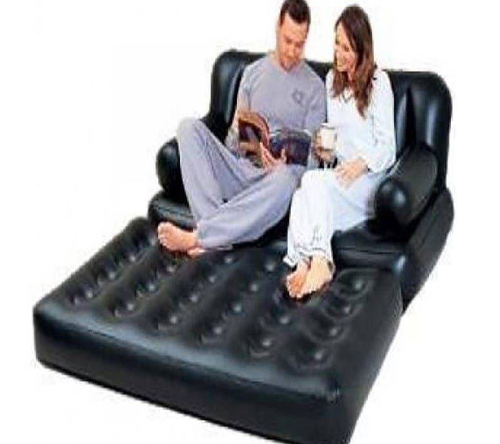 Original Bestway Brand 5 in 1 inflatable sofa cum bed with Air Pumper 