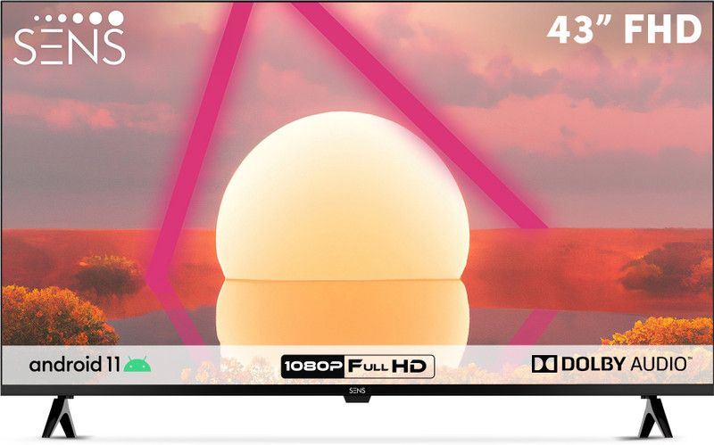 SENS 109 cm (43 inch) Full HD LED Smart Android TV with Dolby Audio & Google Assistant  (SENS43WASFHD)