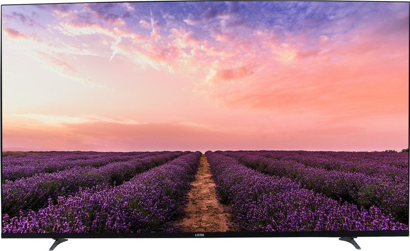 LEEMA 165.1 cm (65 inch) Ultra HD (4K) LED Smart Android TV with 1GB+ 8GB, Powerful Audio 40W Firing Tube Box Speakers, Multiple Apps, Thin Bezel  (LM-6500S)
