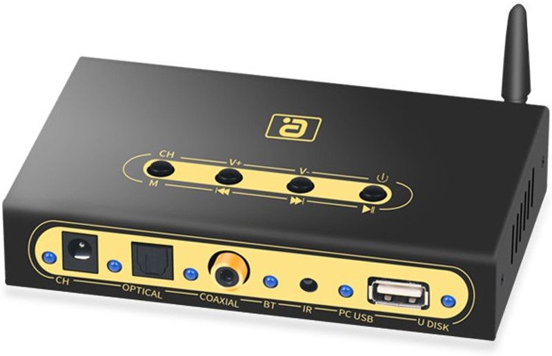 Etzin Etzin DA720 5.1CH Audio Decoder(EPL-566H) MP3 Player  (Black, Gold, 1 Display)