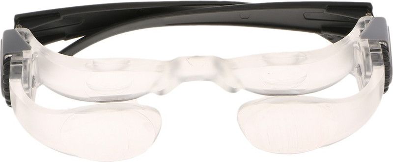 Calandis 2.1X TV Glasses Distance Viewing Hyperopia Magnifying TV Glasses Video Glasses  (Black)
