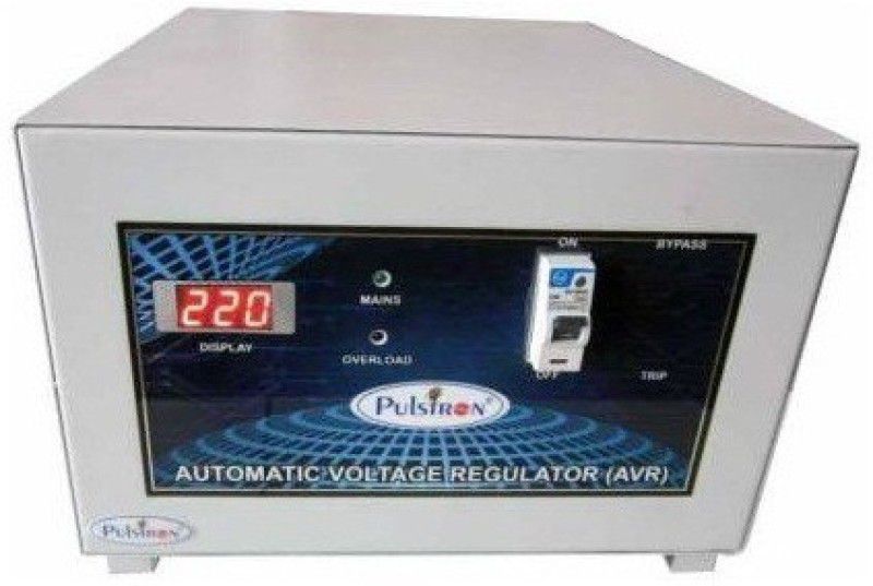 PULSTRON PTI-5095D 5 KVA (90V-290V) Single Phase Automatic Voltage Stabilizer for Mainline  (S-Grey)