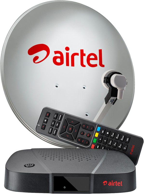 Airtel Digital TV HD Set Top Box |6 Month Kannada Entertainment HD Pack | Free Installation | Recording Feature '