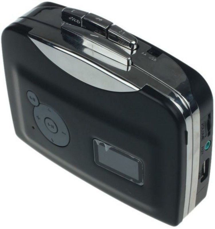 microware USB Cassette Player Converter Tape Convert old cassette tapes to MP3 Converter WALKMAN Tape MP3 Converter Capture Music Player MP3 Player  (Black, 3.4 Display)