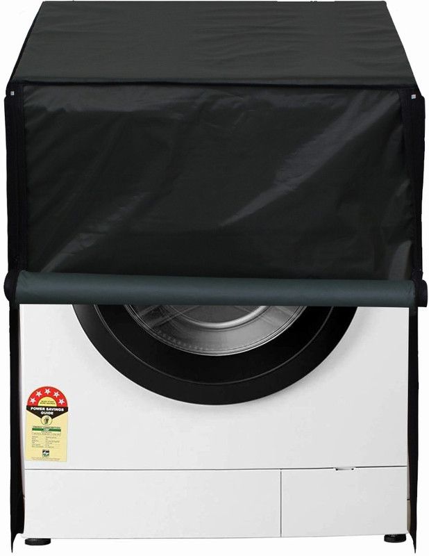 Wings Star Front Loading Washing Machine Cover  (Width: 62 cm, Military)