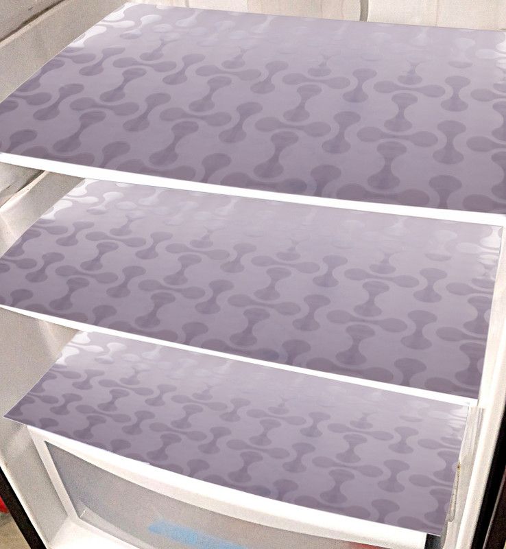 KUBER INDUSTRIES Fridge Mat  (Width: 47 cm, White)