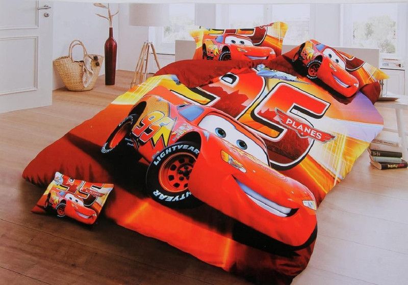puchi 149 TC Microfiber King Cartoon Flat Bedsheet  (Pack of 1, Multicolor)