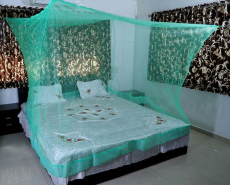 HDPE - High Density Poly Ethylene Adults Mosquito Net  (Green)