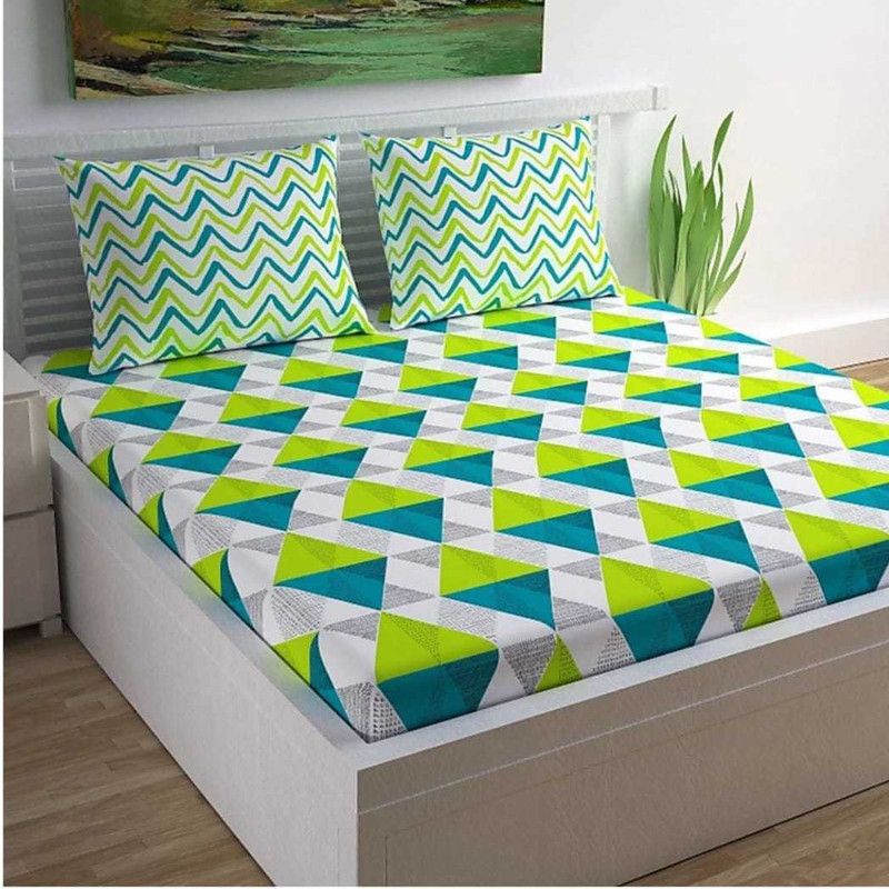Cotton Double King Bedsheet  (Pack of 1, Purple)