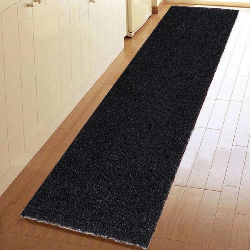 KUBER INDUSTRIES Rubber Door Mat  (Black, Free)