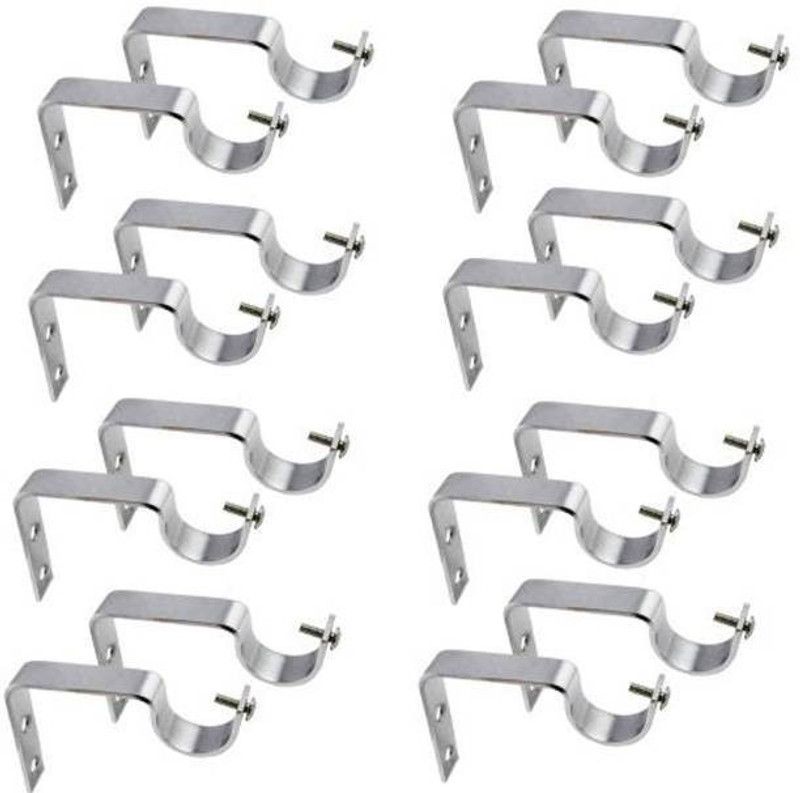 Dr. Homz N Kitch Multicolor Rod Rail Bracket Metal  (Pack of 20)