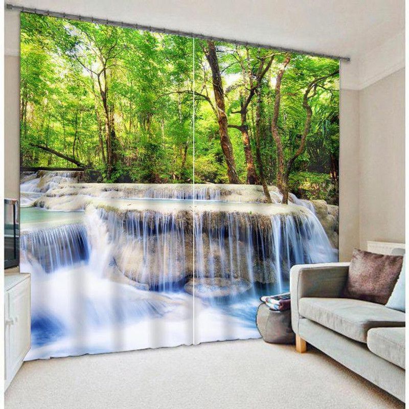 IDV 154 cm (5 ft) Polyester Window Curtain (Pack Of 2)  (Printed, Green)