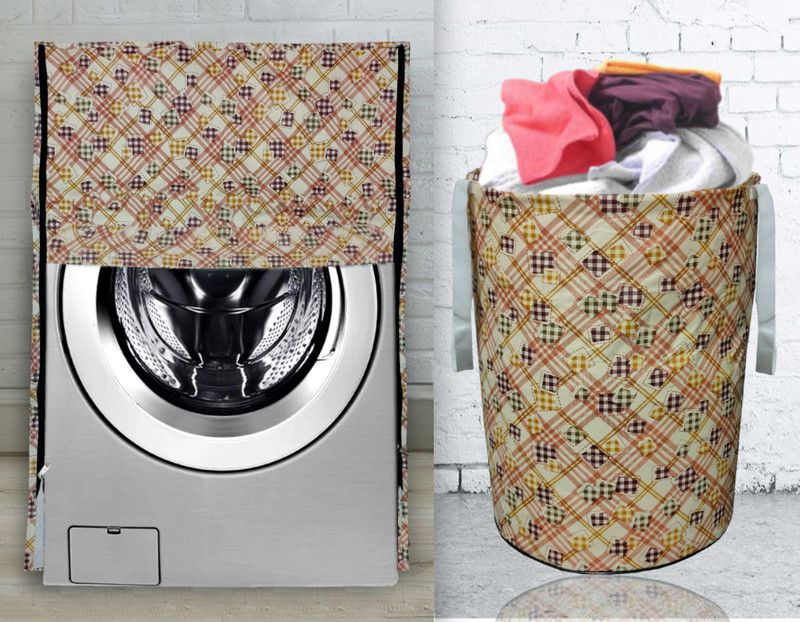 Comfort House Front Loading Washing Machine Cover  (Width: 58 cm, multi)