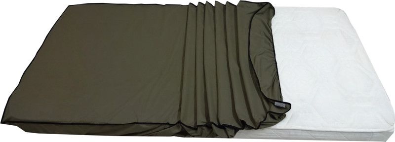 Dream Care Polycotton King Bed Cover  (Brown)
