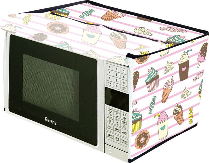 Radha Microwave Oven Cover  (Width: 46 cm, Beige)