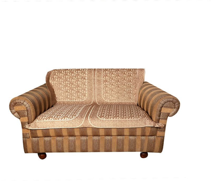 TANLOOMS Velvet Abstract Sofa Cover  (Beige Pack of 12)