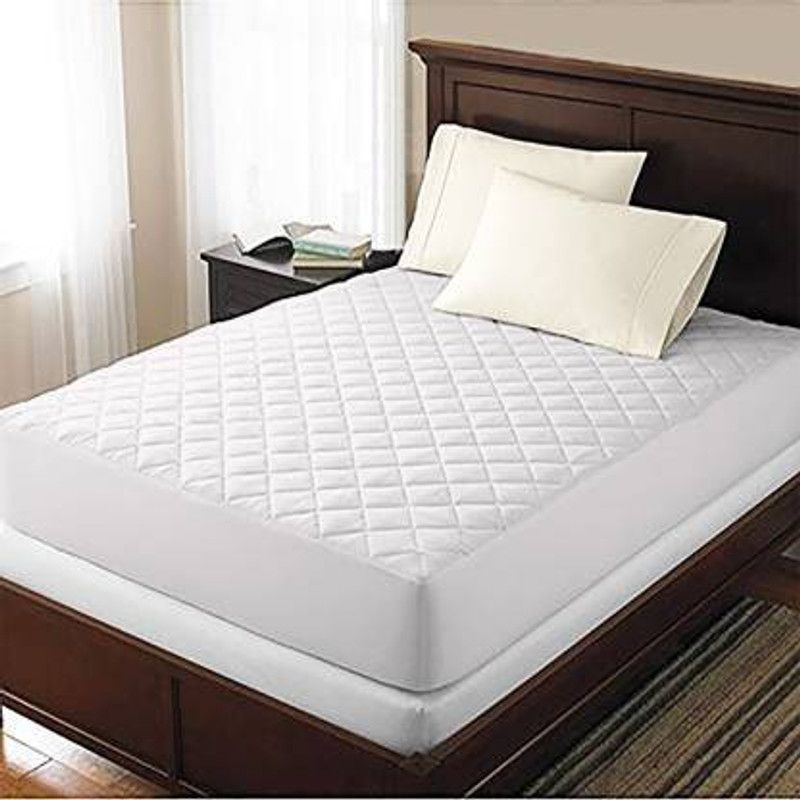 ACHIR Fitted Queen Size Waterproof Mattress Cover  (White)