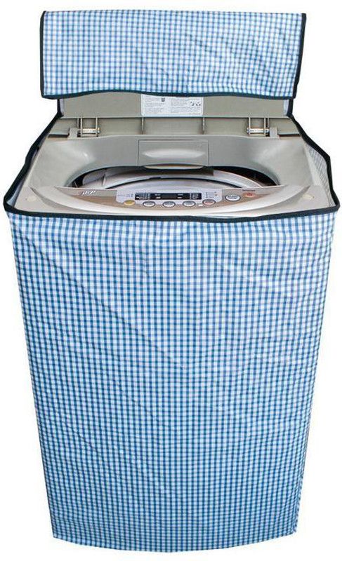 Stylista Top Loading Washing Machine Cover  (Width: 157 cm, Multi, Sky Blue)
