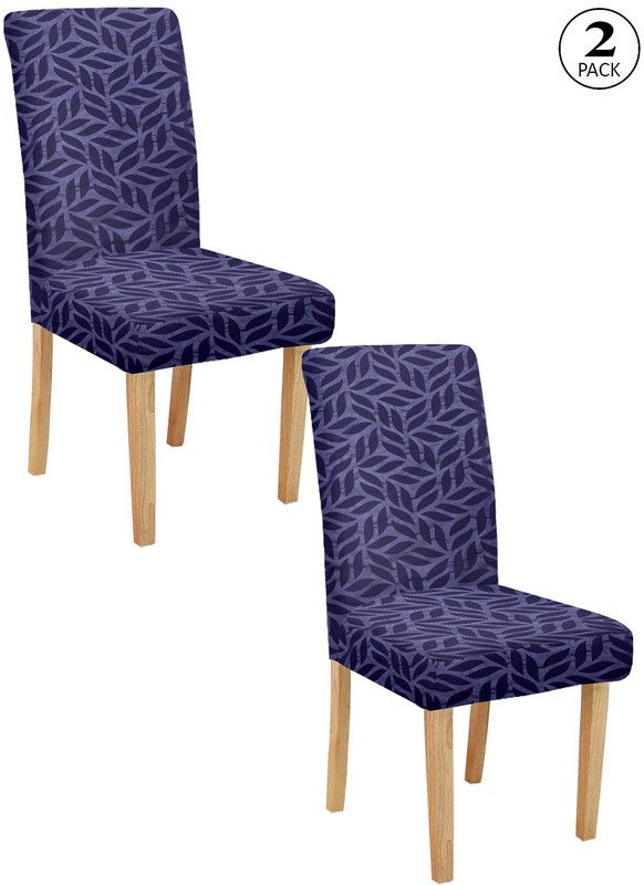 Flipkart SmartBuy Polyester Floral Chair Cover  (Purple Pack of 2)