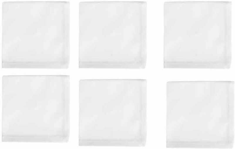 Rhome RHTL 04/4 White Cloth Napkins  (6 Sheets)