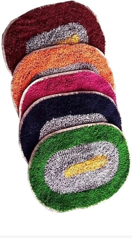 ROYAL DECOR Cotton Door Mat  (Mulrticolor, Medium)