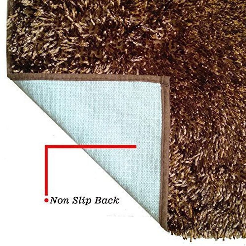 Sofix Maroon Velvet Carpet  (60 cm, X 90 cm, Rectangle)