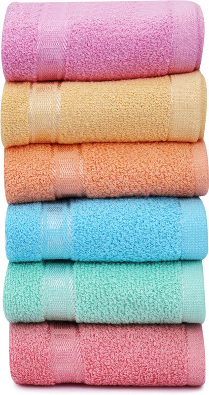 Onlinch Cotton 300 GSM Hand Towel  (Pack of 6)