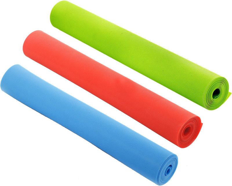 KUBER INDUSTRIES PVC (Polyvinyl Chloride) Door Mat  (Multicolor, Free, Pack of 3)