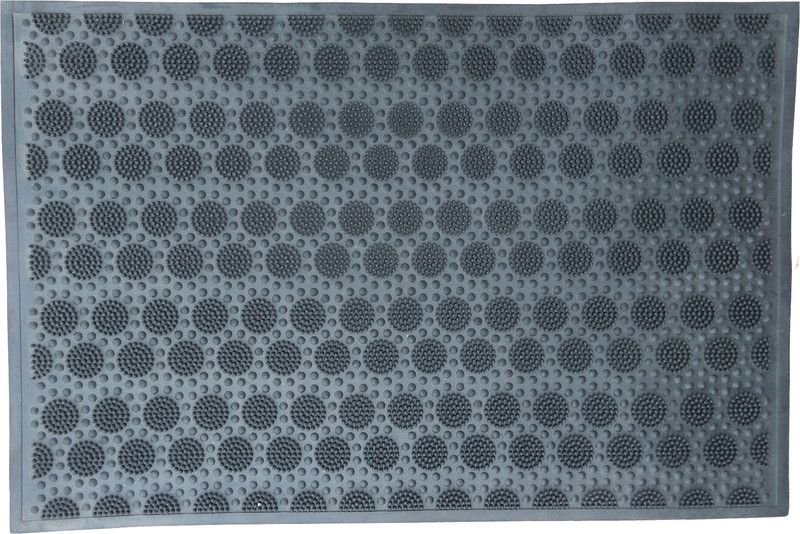 SpeedDecor Rubber Door Mat  (Black, Medium)