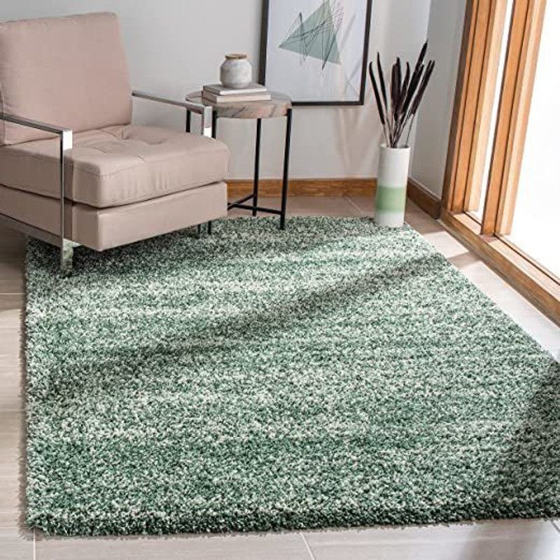 Decordec Green Blended Area Rug  (91.44 cm, X 152.4 cm, Rectangle)
