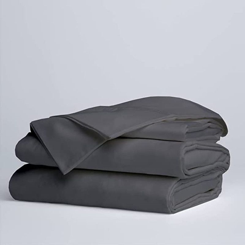 Bhumi Impex 180 TC Microfiber Single Solid Flat Bedsheet  (Pack of 1, Dark Grey)