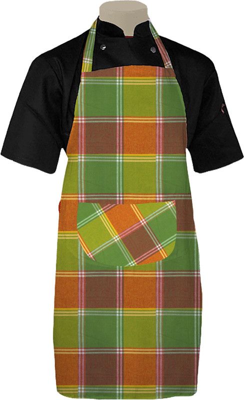 Cotonex Cotton Chef's Apron - Large  (Orange, Single Piece)