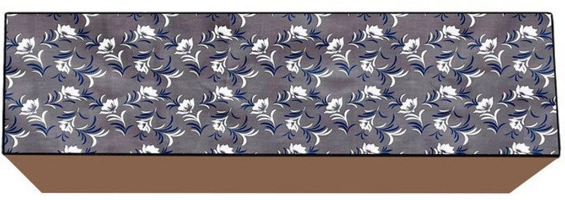 JM Homefurnishings Air Conditioner Cover  (Width: 85 cm, Beige, Mid Grey)