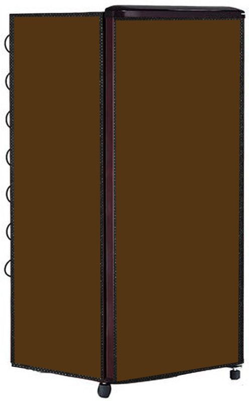 AAVYA UNIQUE FASHION Refrigerator Cover  (Width: 59 cm, Brown)