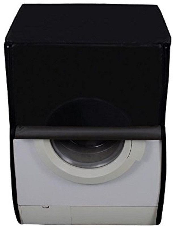 Stylista Front Loading Washing Machine Cover  (Width: 67 cm, Black)