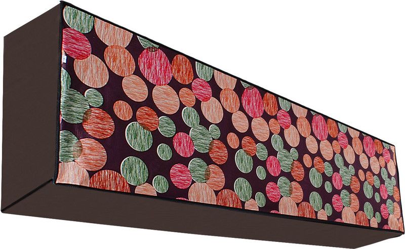 Dream Care Air Conditioner Cover  (Width: 111.76 cm, Brown, Green)