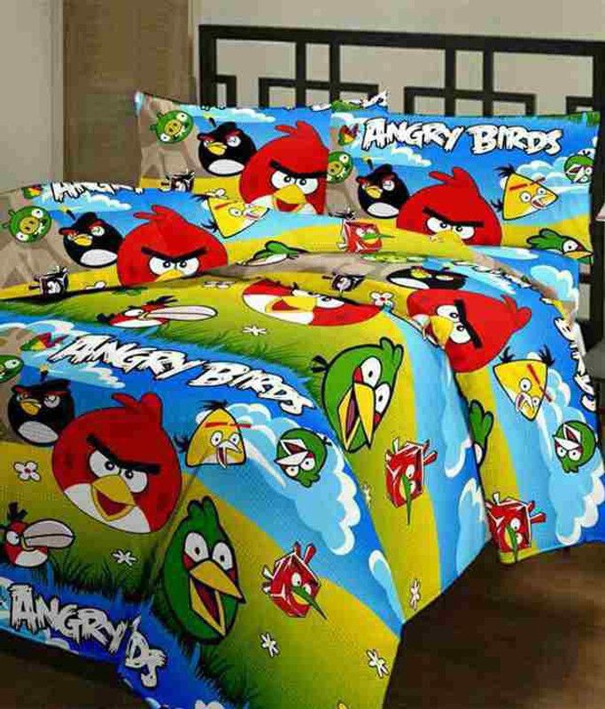 divine mart Cartoon Single Dohar for Mild Winter  (Poly Cotton, Multicolor)