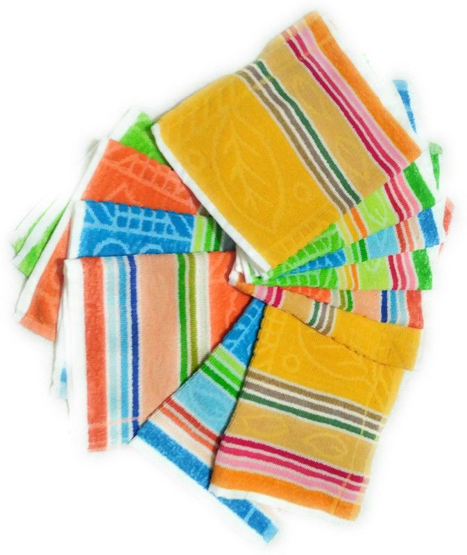 Cotton colors Galaxy Napkins 20 Multicolor Cloth Napkins  (12 Sheets)