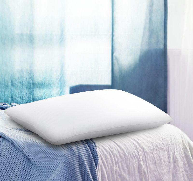 SleepX Chill Luxury Microfibre Solid Sleeping Pillow Pack of 1  (White)