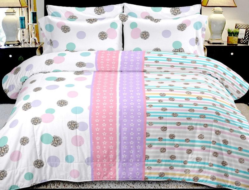 EVERDECOR Solid Double Comforter for Mild Winter  (Cotton, Multicolor)