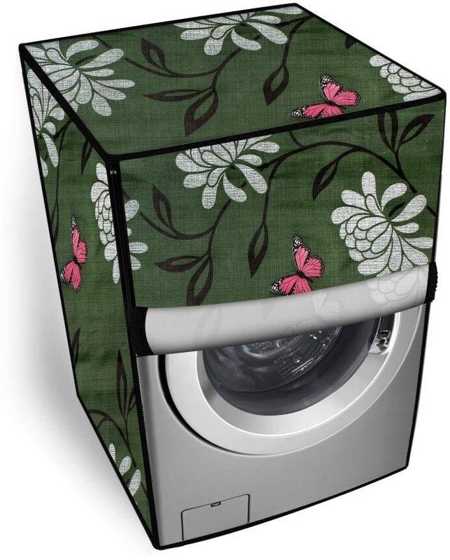 RAGHAV NISHI STORE Front Loading Washing Machine Cover  (Width: 64 cm, GREEN)