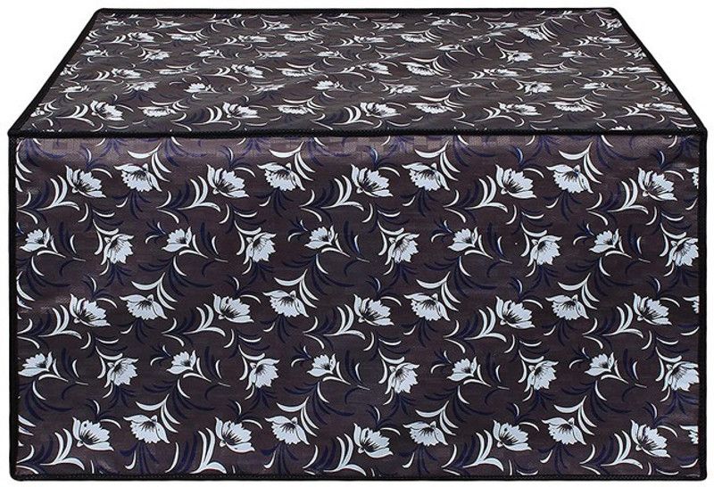Fabrious Microwave Oven Cover  (Width: 37 cm, Dark gray, White)