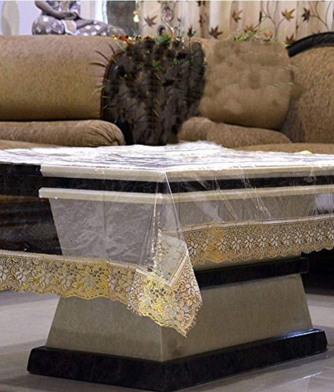 WIN WORLD Solid 10 Seater Table Cover  (Silver, PVC)
